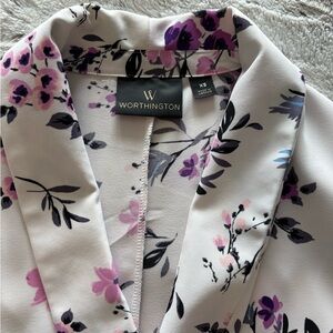 Worthington Women's Floral Blazer